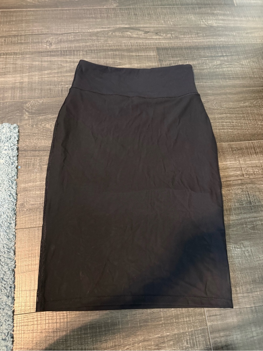 Black Women's Pull-On Pencil Skirt